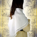 Scarf with lace Clothes Accessories Leonardo Carbone 