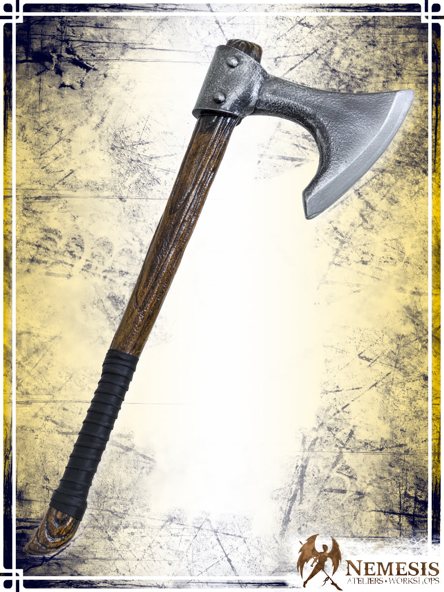 Viking Axe Axes Ateliers Nemesis - Artisan Classic Steel Short Classic Finish