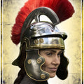 Roman Trooper Helmet with Plume Plate Helmets Epic Armoury 