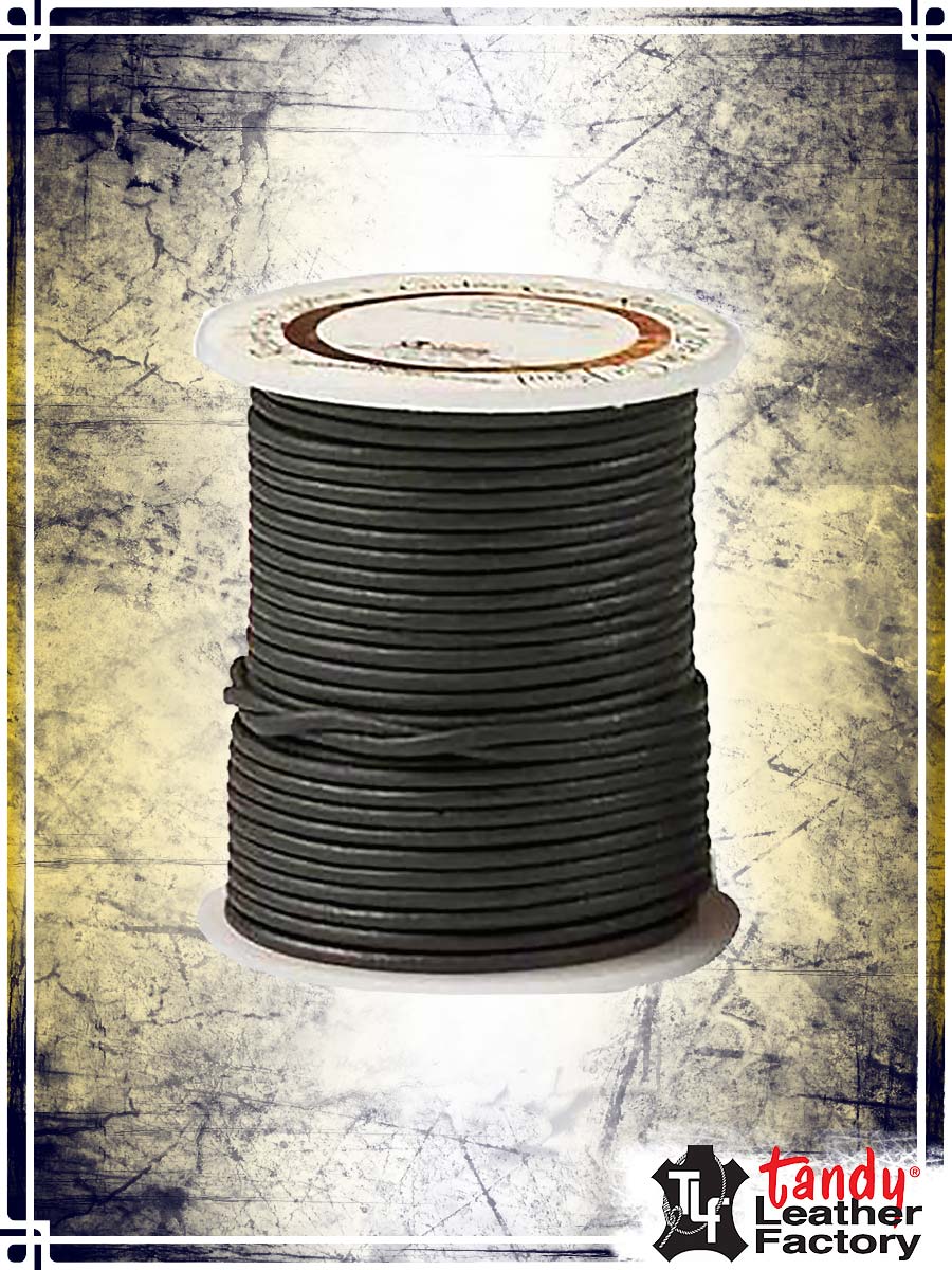 Lacet rond en cuir Tejas