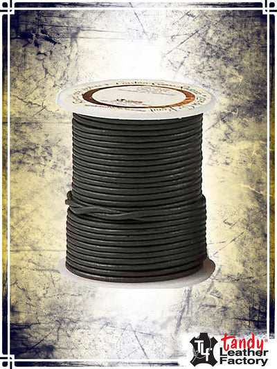 Lacet rond en cuir Tejas
