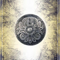 Round Flower Concho 1" Rivets & Eyelets Tandy Leather 