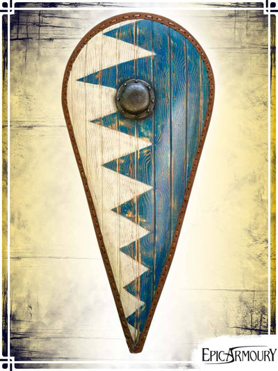 Norman Shield - Blue/White Latex Shields Epic Armoury 