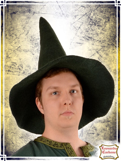 Witch Hat Coifs & Hats Leonardo Carbone Green 