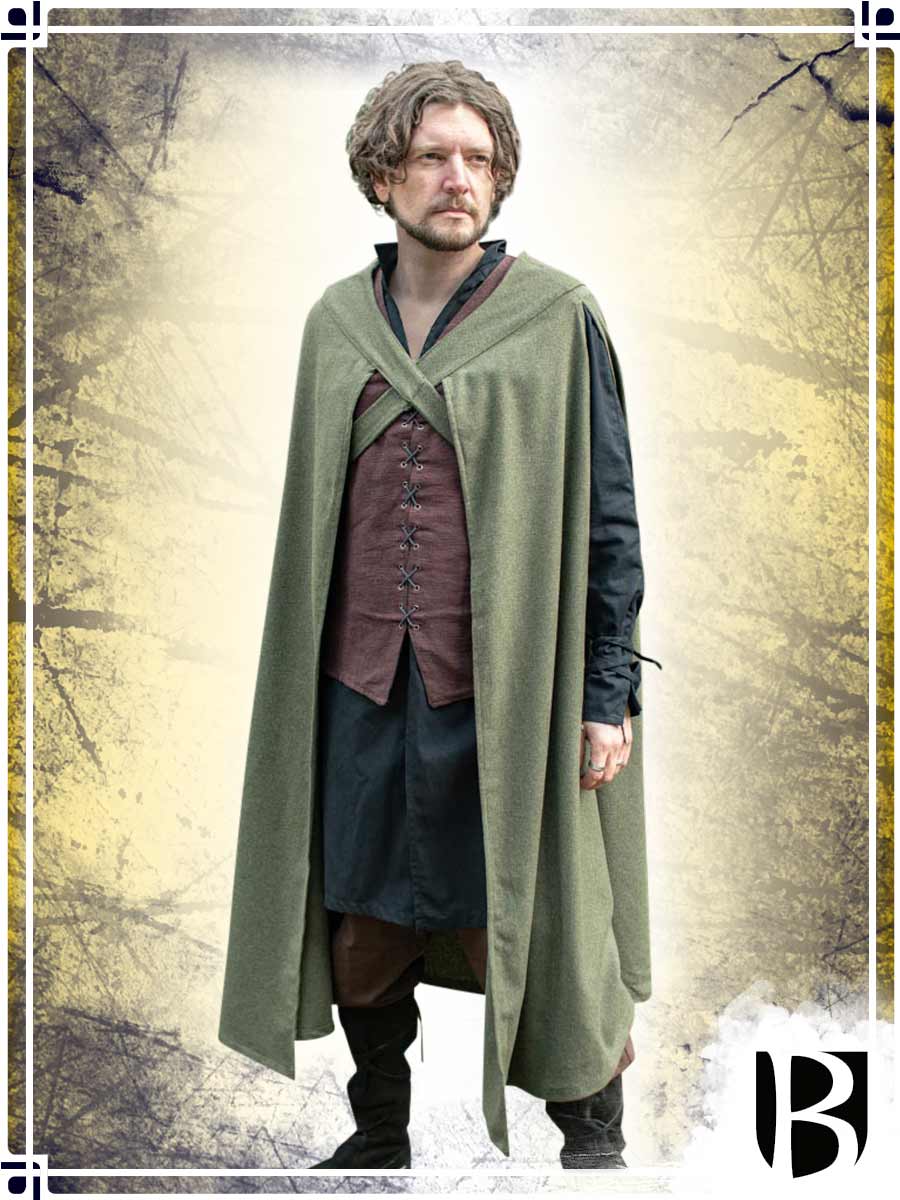 Manteau en laine Justus - Vert Olive