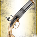 Four Barreled Bellamy Pistol Pistols Denix 