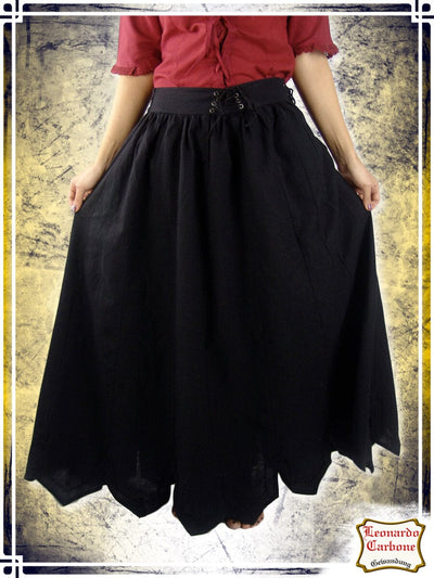 Skirt with Embroidery Skirts & Pants Leonardo Carbone Large|XLarge Black 