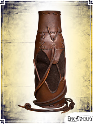 Laced Bottle Holder Flasks & Bottles Epic Armoury Brown 