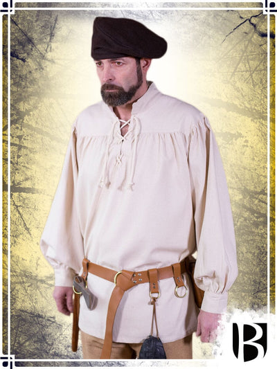 Laced Shirt Störtebecker Shirts Burgschneider Small Natural 
