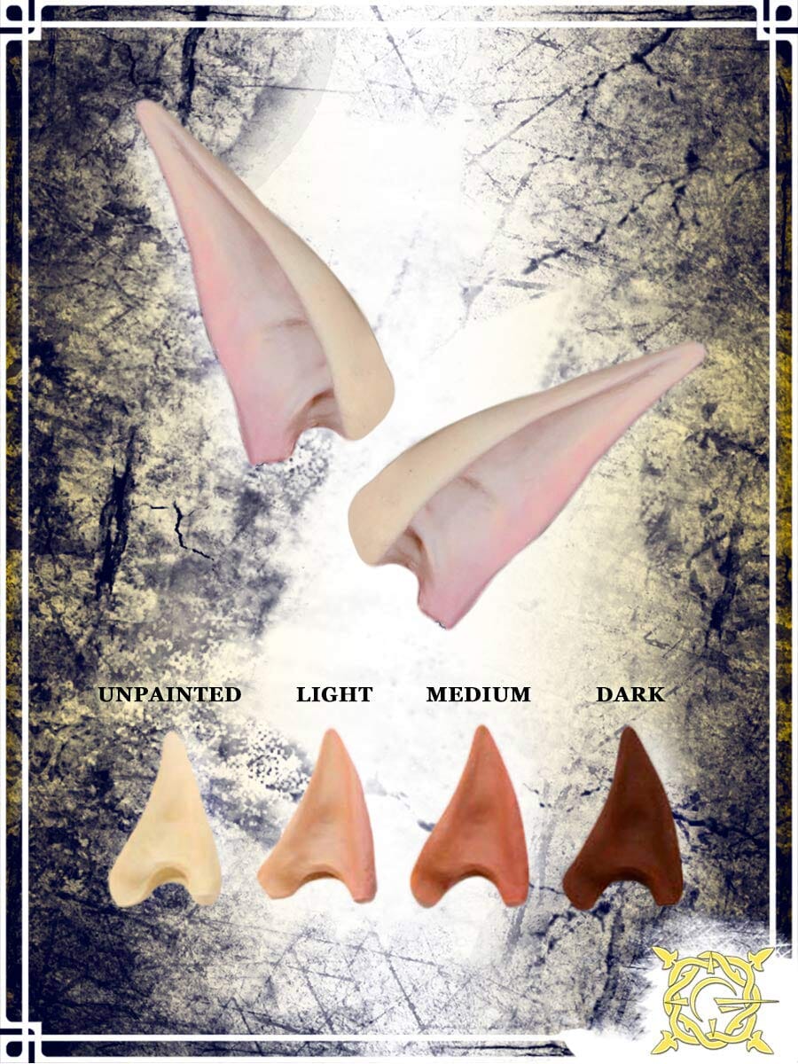 Legend Elf Ears – Unpainted Prosthesis & Ears Aradani Studios 