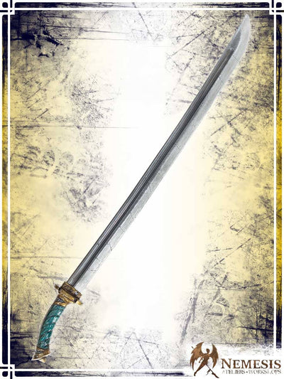 Strategist's Dao Long Swords Nemesis Workshops - Athena Notched Finish 