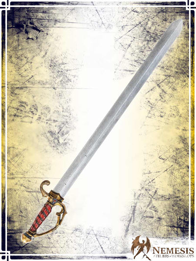 Musketeer's Sword Long Swords Nemesis Workshops - Athena Notched Finish 