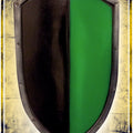Heater Shield Latex Shields Epic Armoury Black|Green Medium Shield 