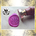 Wax Seal Stamp - Flowers & Sword Wax Seals Importation privée 