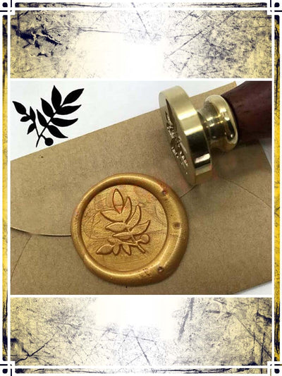 Wax Seal Stamp - Leaf Wax Seals Importation privée 