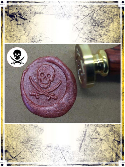 Wax Seal Stamp - Skull and Swords Wax Seals Importation privée 