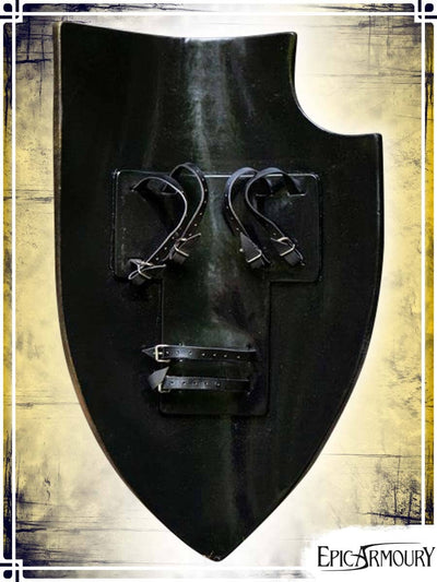 Drow Shield - Black Latex Shields Epic Armoury 