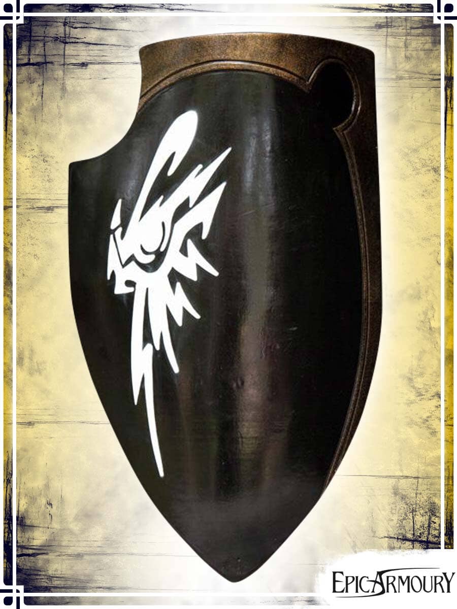 Drow Shield - Black Latex Shields Epic Armoury 