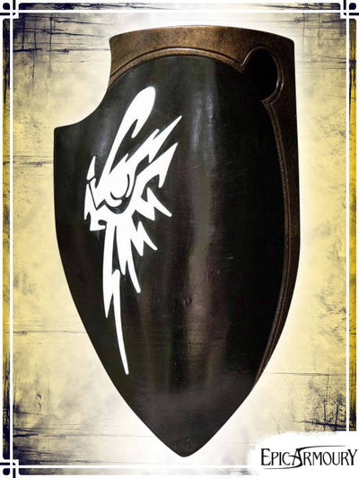 Drow Shield - Black Latex Shields Epic Armoury 