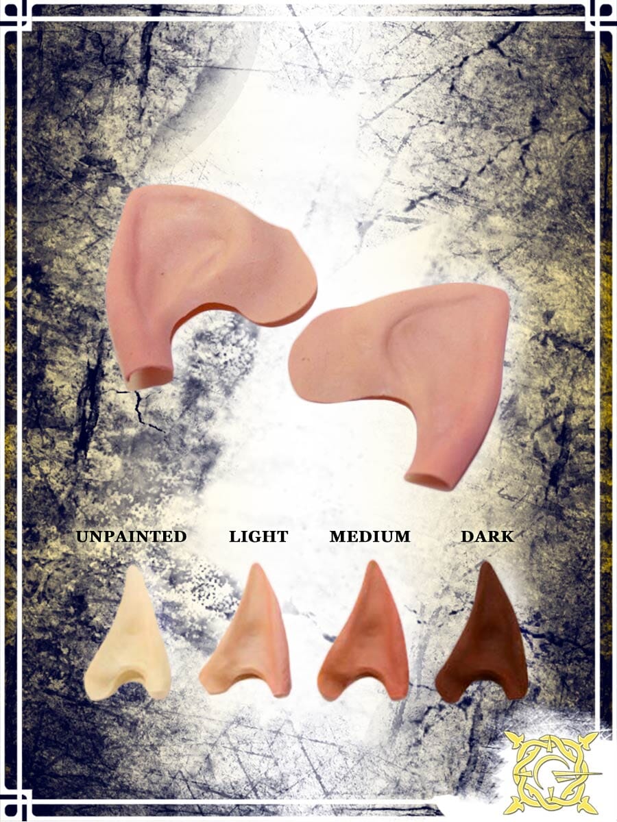 Elf Ears – Unpainted (Small) Prosthesis & Ears Aradani Studios 