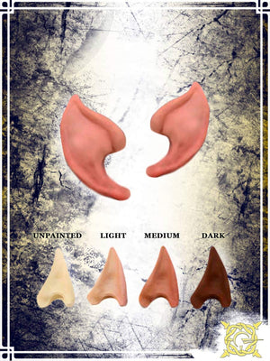 Space Elf Ears – Unpainted Prosthesis & Ears Aradani Studios 