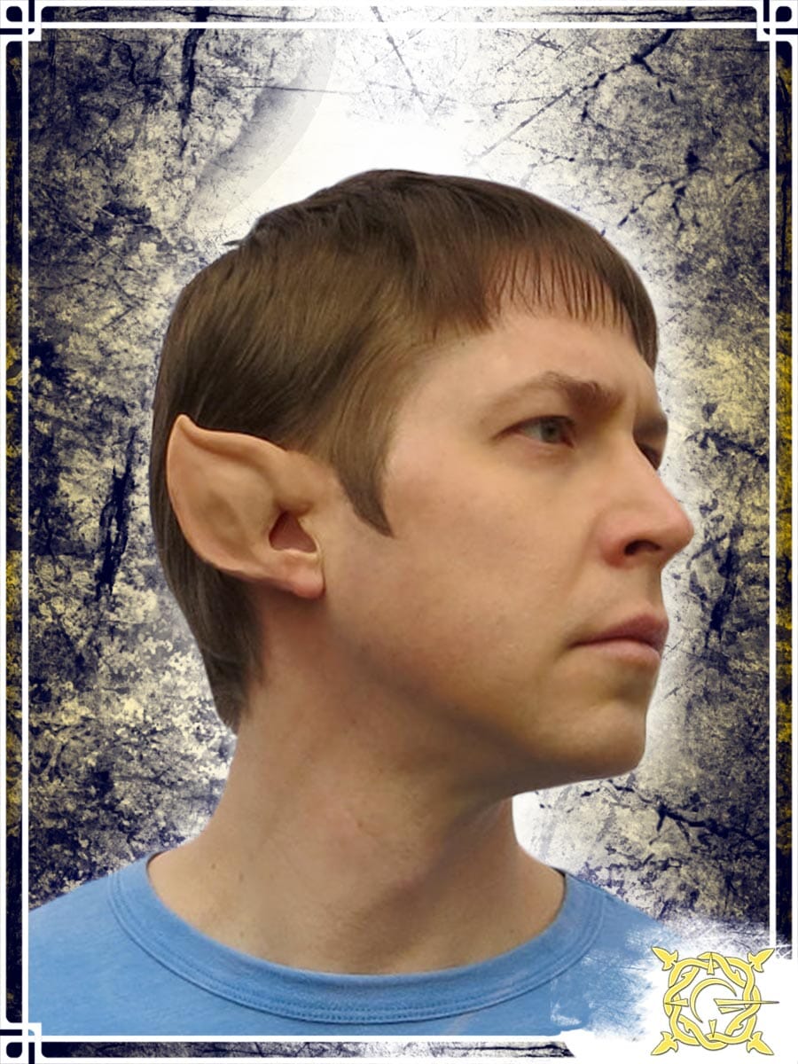 Space Elf Ears – Unpainted Prosthesis & Ears Aradani Studios 