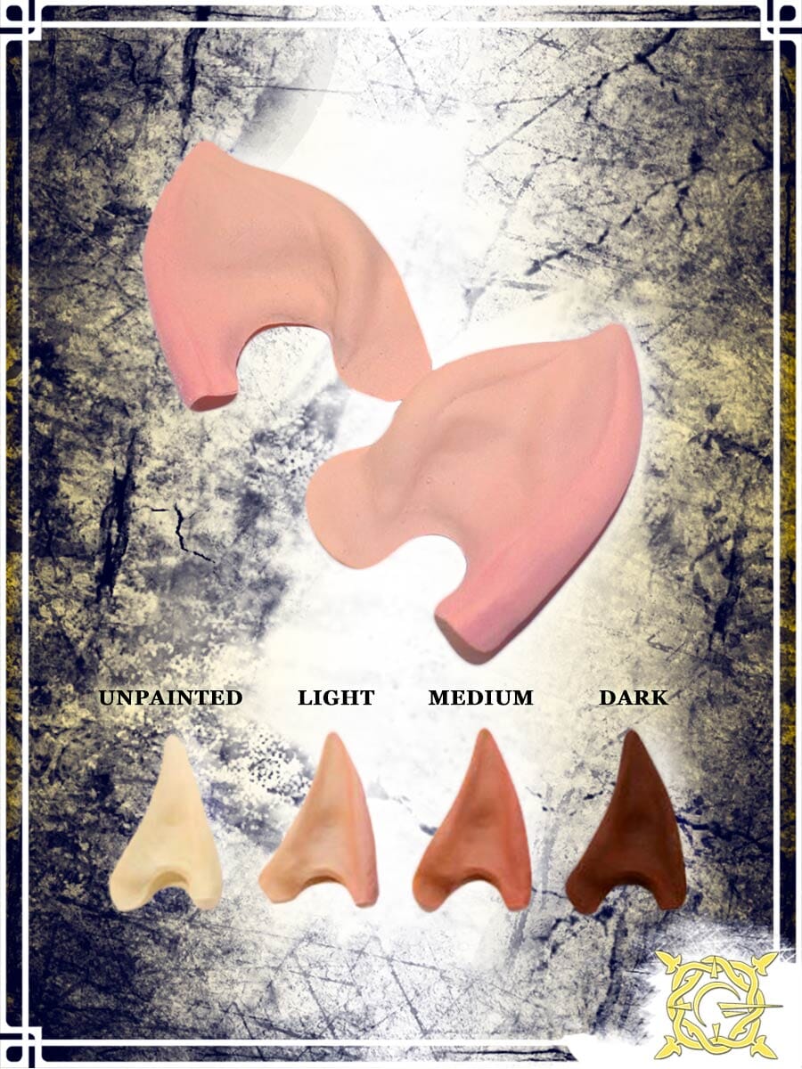 Wood Elf Ears – Unpainted Prosthesis & Ears Aradani Studios 