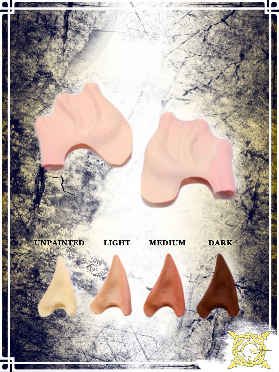 Sea Elf Ears – Unpainted Prosthesis & Ears Aradani Studios 