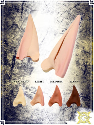 Anime Elf Ears – Unpainted (Large) Prosthesis & Ears Aradani Studios 