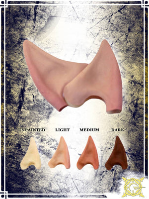 Anime Elf Ears – Unpainted (Small) Prosthesis & Ears Aradani Studios 