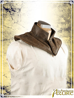 Gambeson Leather Collar Gambesons Les Artisans d'Azure Brown 