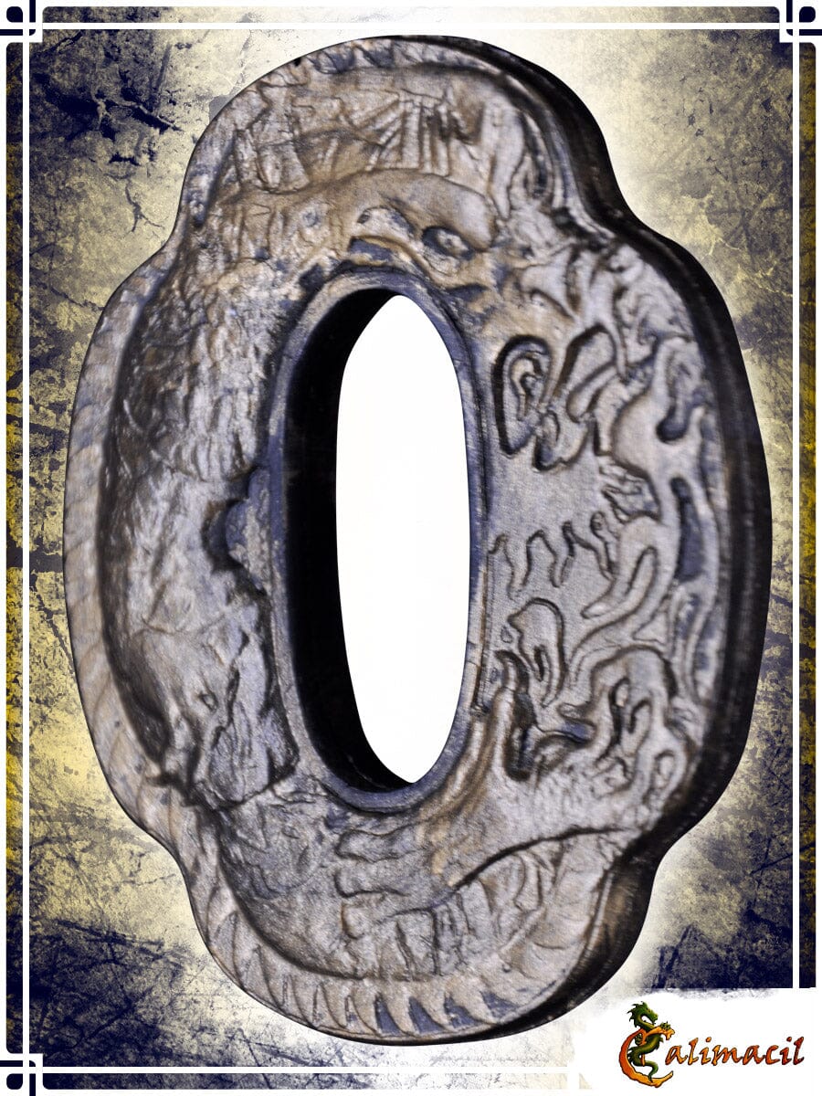 Tsuba Dragon Other Weapons Calimacil 