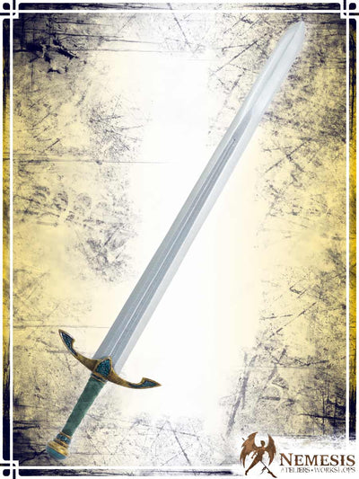 Gem Slash Sword Swords (Web) Ateliers Nemesis - Athena Emerald Green Long Classic Finish