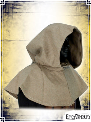 Hood Medieval Hoods Epic Armoury Small|Medium Beige 