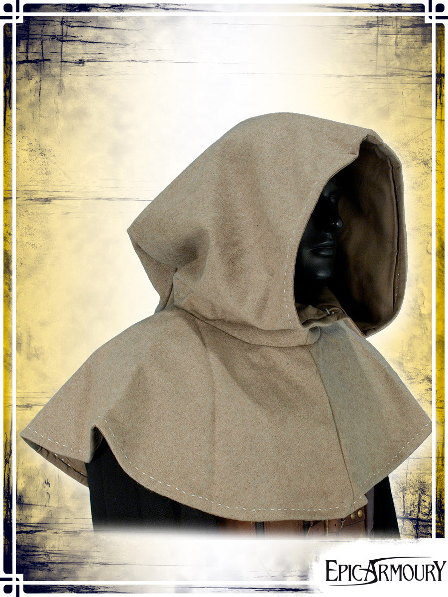 Hood Medieval Hoods Epic Armoury Small|Medium Beige 