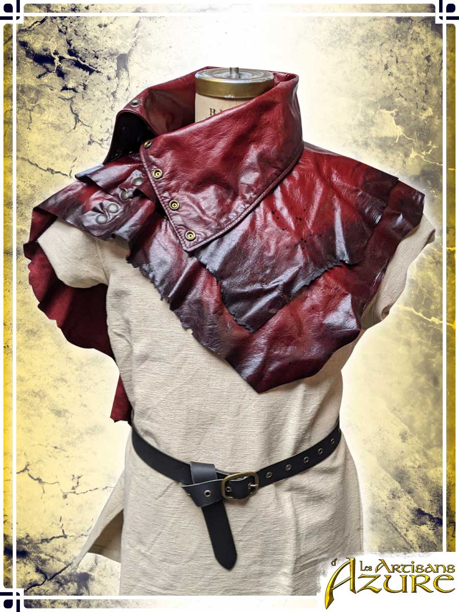 Hunter's High Collar Hoods Les Artisans d'Azure Red 