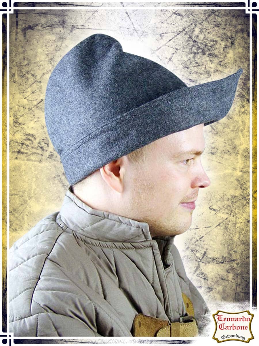 Robin Wool Hat Coifs & Hats Leonardo Carbone Grey 