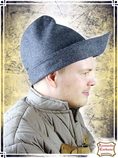 Robin Wool Hat Coifs & Hats Leonardo Carbone Grey 