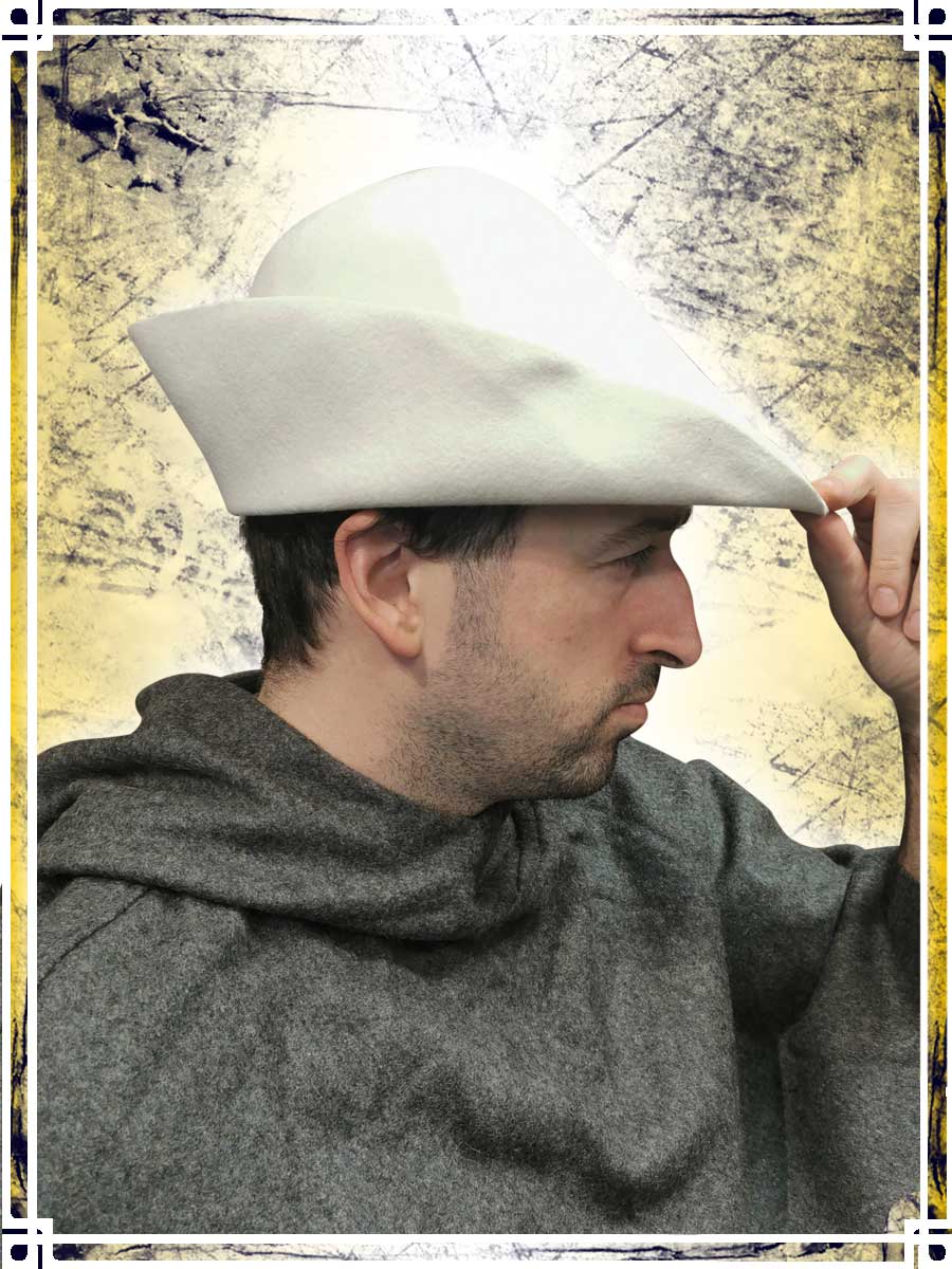 Chapeau médiéval en feutre