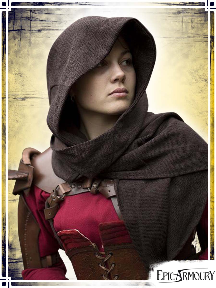 Altair Hooded Cowl Hoods Epic Armoury Brown 