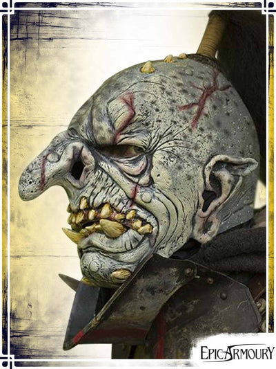 Troll Mask with Hair - Large Latex Masks Epic Armoury 