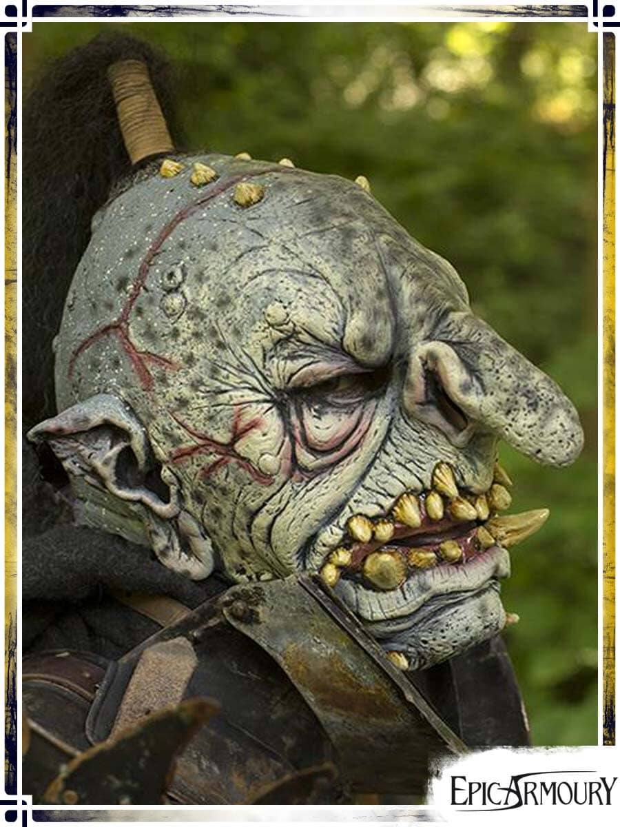 Troll Mask with Hair - Large Latex Masks Epic Armoury 