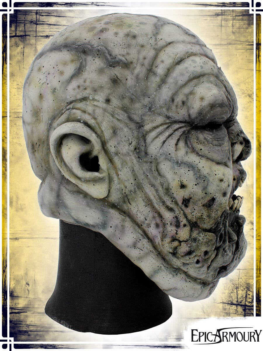 Big Rotten Zombie Mask - Gris/Vert (Large) Latex Masks Epic Armoury 