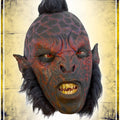 Carnal Orc Mask with hair - Red (Medium) Latex Masks Epic Armoury 