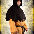 Wool Hood Hoods Leonardo Carbone Black 