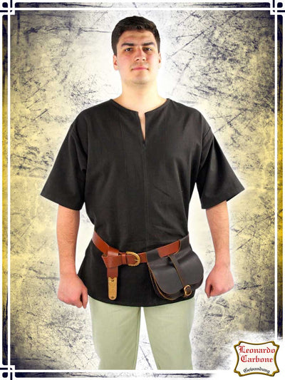 Simple Tunic Tunics Leonardo Carbone Small Brown 