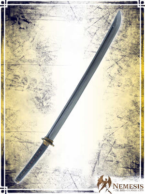 Japanese Katana Bastard Swords Nemesis Workshops - Athena Notched Finish 