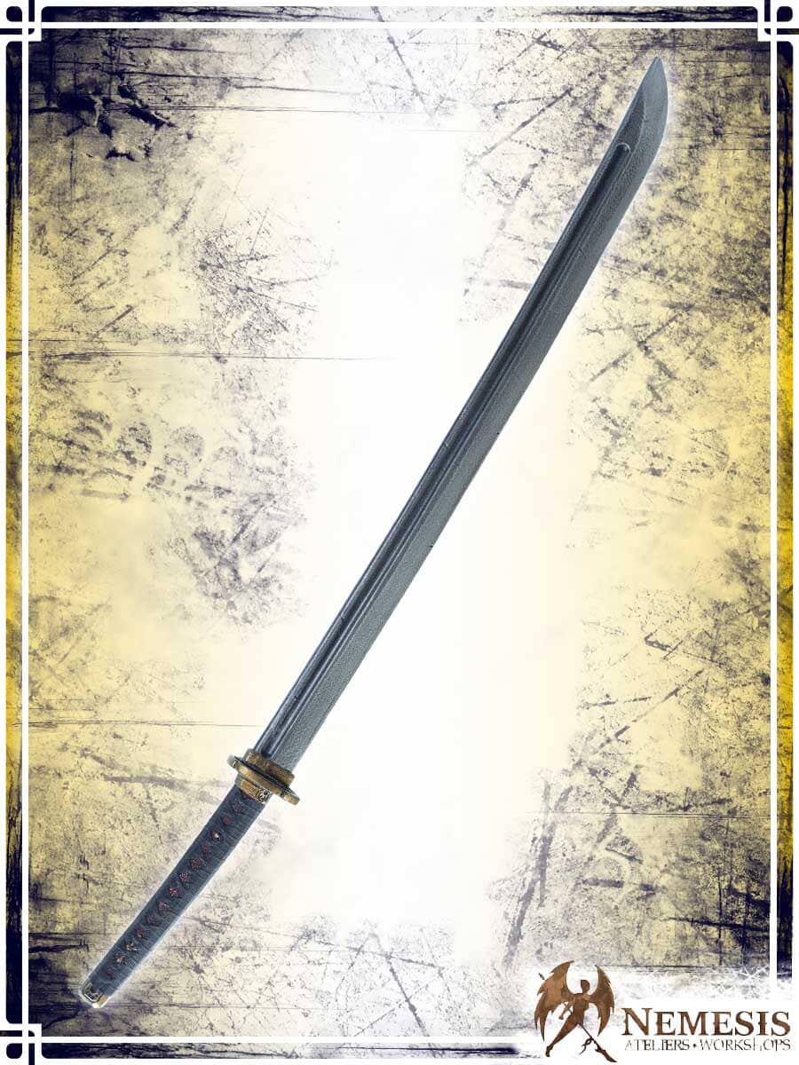 Japanese Katana Bastard Swords Nemesis Workshops - Athena Notched Finish 