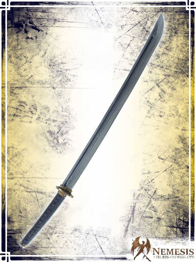 Japanese Katana Bastard Swords Nemesis Workshops - Athena Notched Finish 