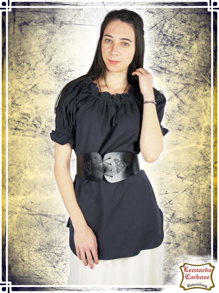 Short Sleeved Blouse Blouses & Tunics Leonardo Carbone Small Black 